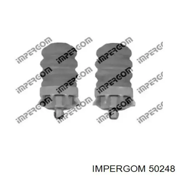 50248 Impergom pára-choque (grade de proteção de amortecedor traseiro + bota de proteção)