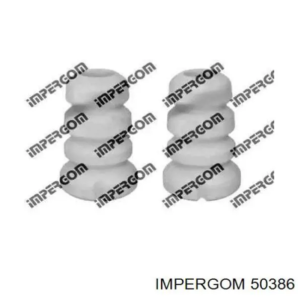 50386 Impergom pára-choque (grade de proteção de amortecedor dianteiro + bota de proteção)
