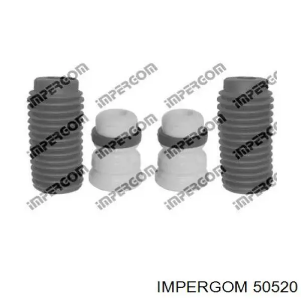 50520 Impergom pára-choque (grade de proteção de amortecedor traseiro + bota de proteção)