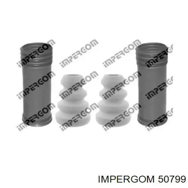 Compre 1590HH12 Ashika Pára-choque (grade de proteção) de amortecedor traseiro + bota de proteção