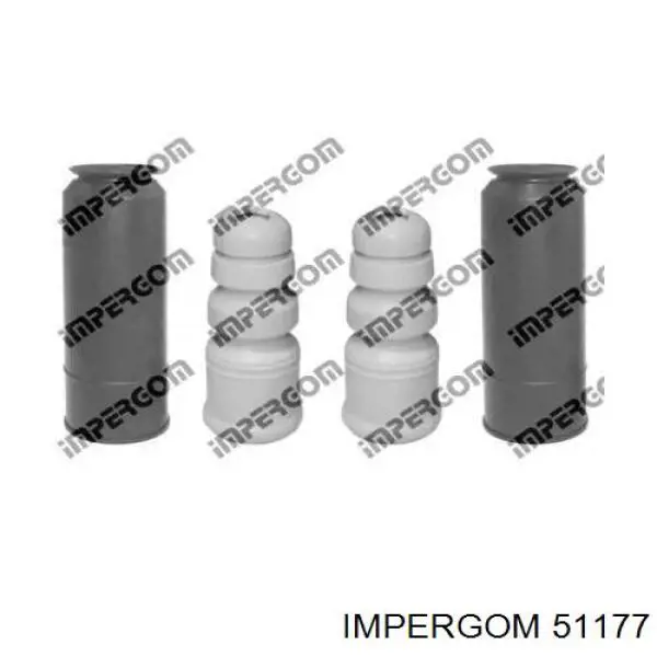 Буфер (отбойник) амортизатора заднего + пыльник 51177 Impergom