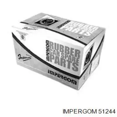 51244 Impergom pára-choque (grade de proteção de amortecedor traseiro + bota de proteção)