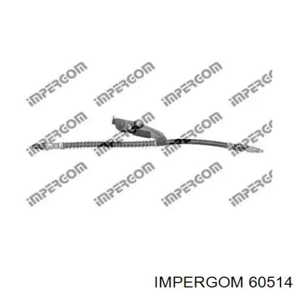 Шланг тормозной передний левый 60514 Impergom