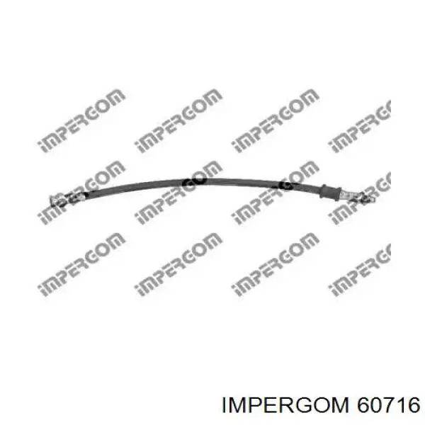 Шланг тормозной передний 60716 Impergom