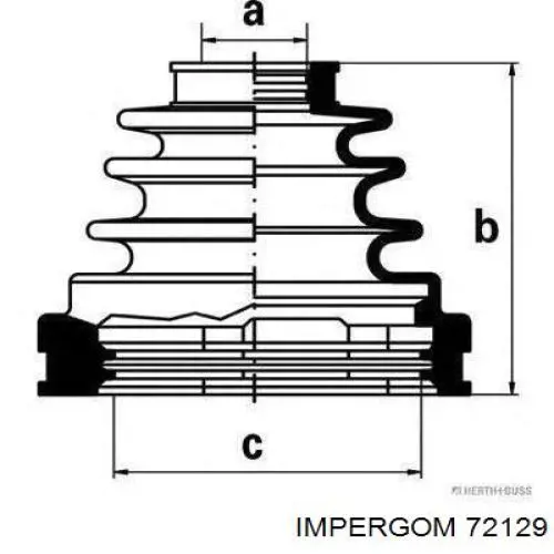 Чехол шруса Impergom 72129 цена, от 9.54 USD