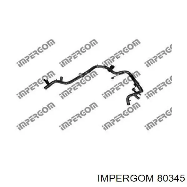 Manguera (conducto) del sistema de refrigeración 80345 Impergom