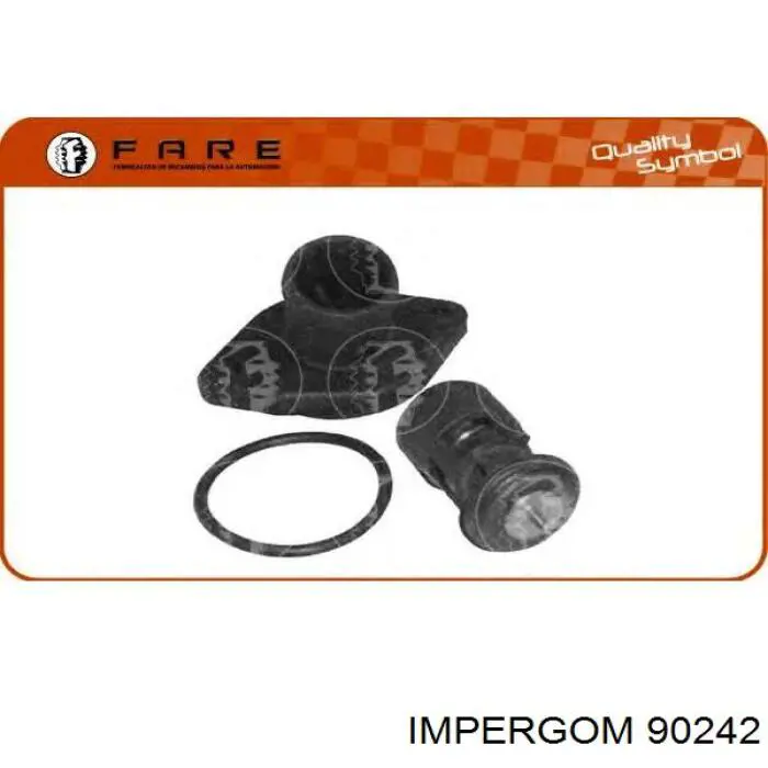 Фланец системы охлаждения 90242 Impergom