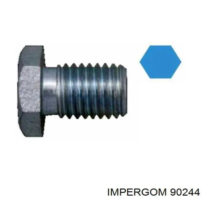 Фланец системы охлаждения Impergom 90244 цена, от 2.60 USD