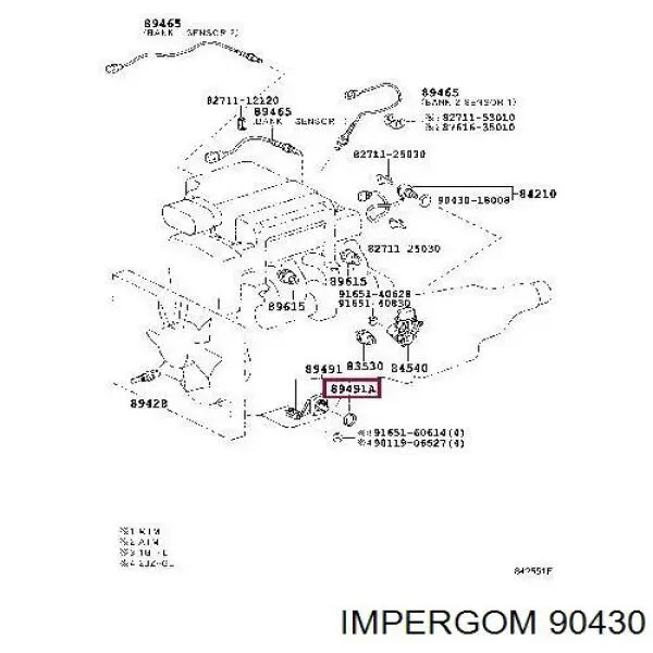Кран печки (отопителя) Impergom 90430 цена, от 10.06 USD