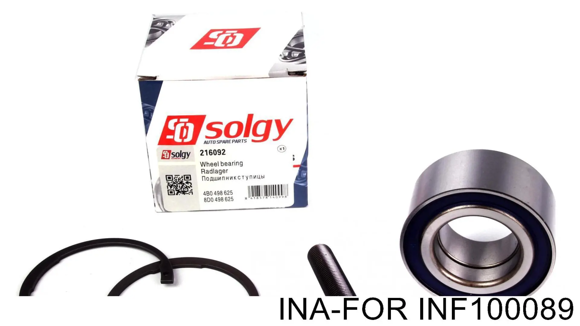Ступичный подшипник передний InA-For INF100089