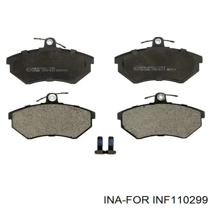 Передние тормозные колодки INF110299 InA-For