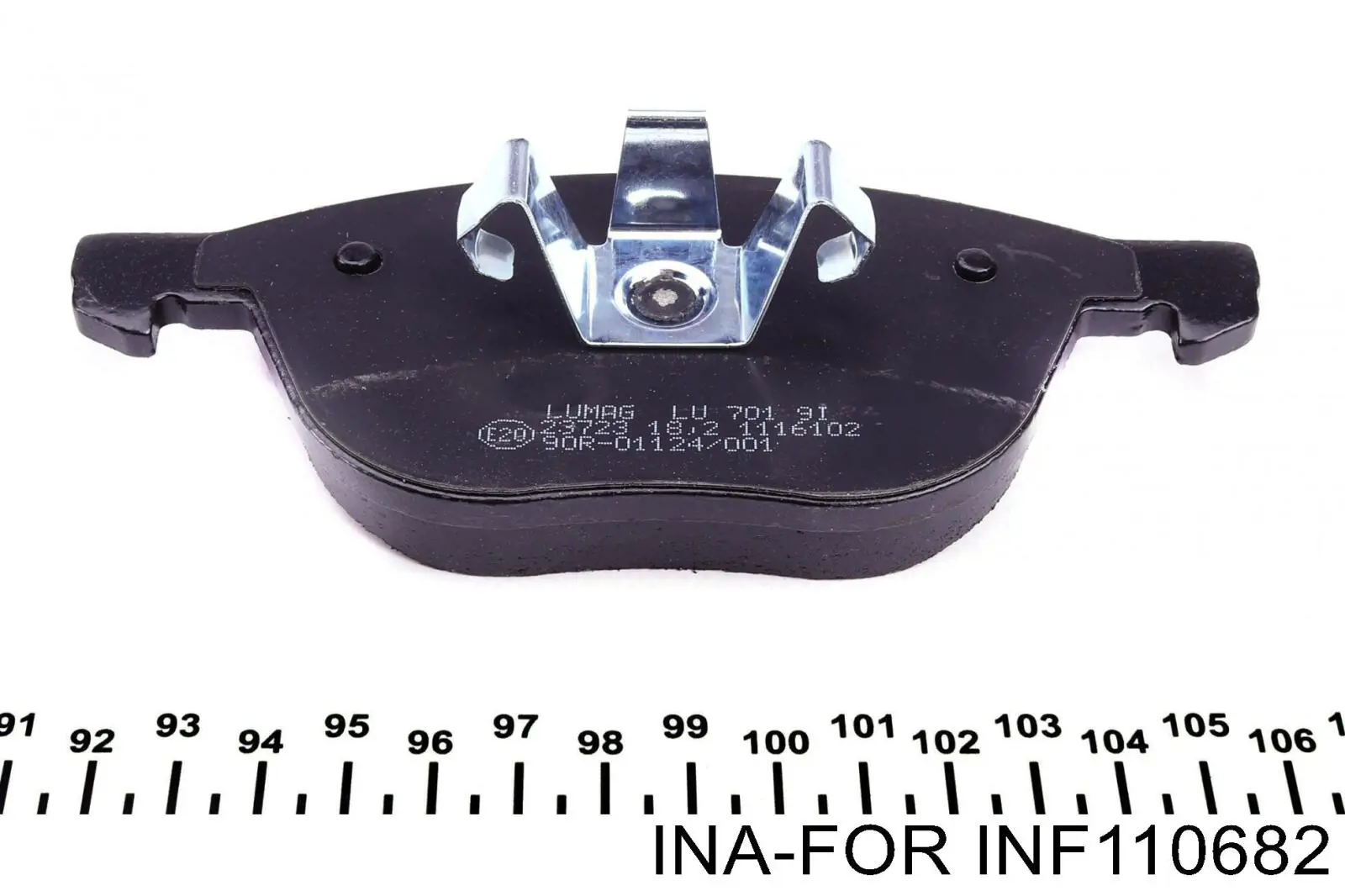 Передние тормозные колодки INF110682 InA-For