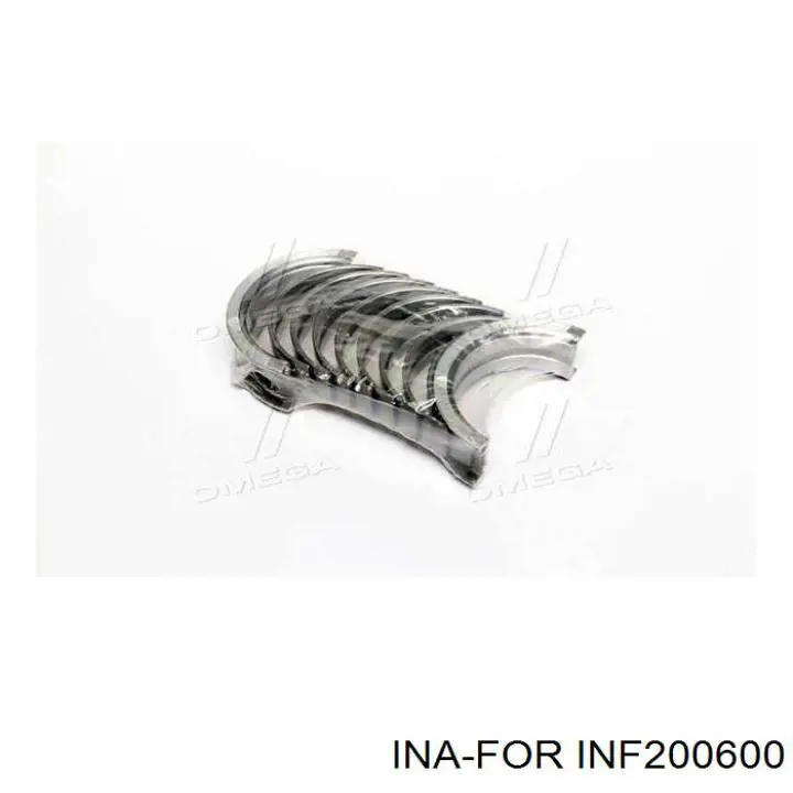 Вкладыши коленвала коренные, стандарт (STD) InA-For INF200600 цена, от 23.46 USD