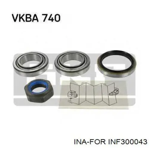 INF 30.0043 InA-For подшипник ступицы передней
