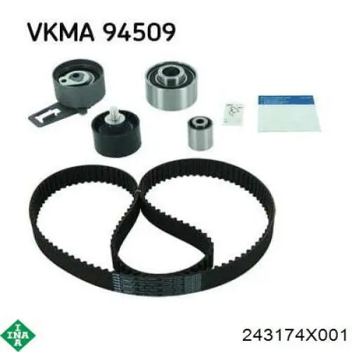 Обводной ролик ремня ГРМ INA 243174X001 цена, от 24.64 USD