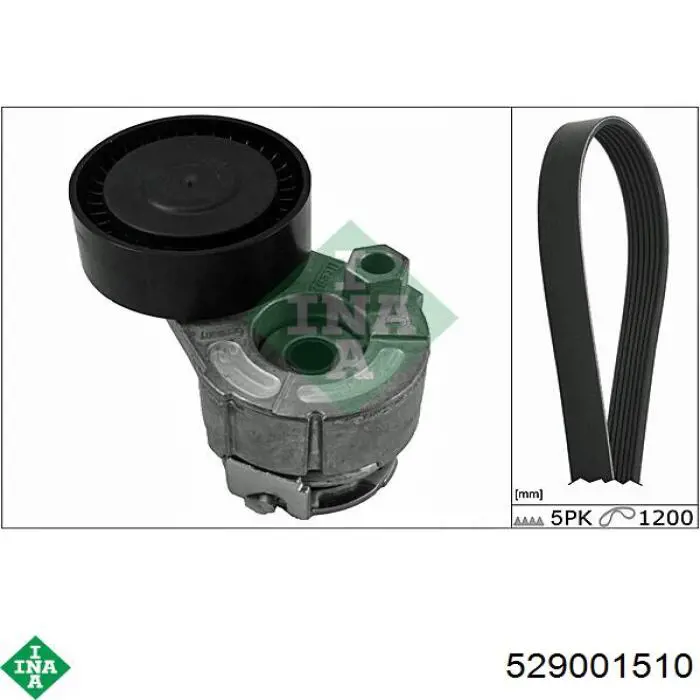 Ремень агрегатов приводной, комплект INA 529001510 цена, от 59.22 USD