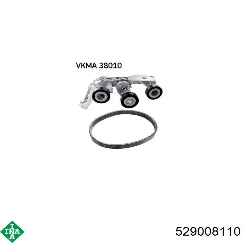 Ремень агрегатов приводной, комплект INA 529008110 цена, от 127.36 USD