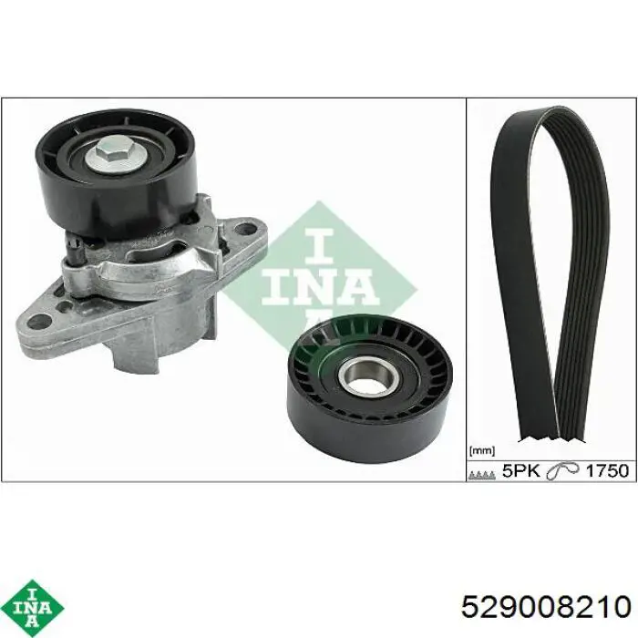 Ремень агрегатов приводной, комплект INA 529008210 цена, от 102.23 USD