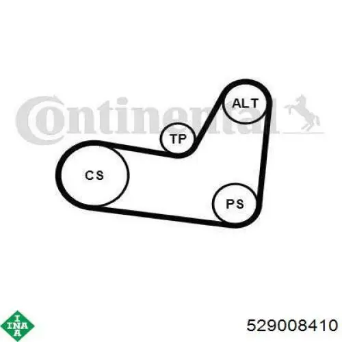 Ремень агрегатов приводной, комплект INA 529008410 цена, от 61.76 USD