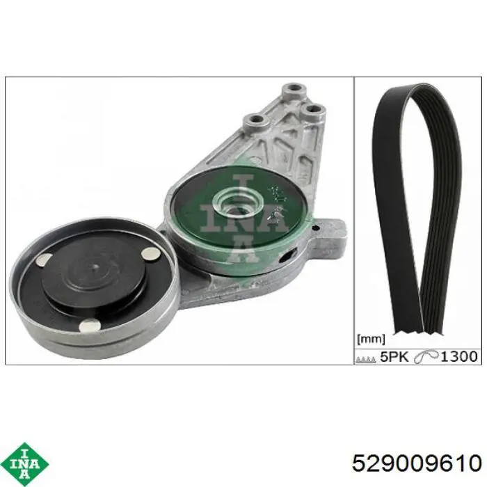 Ремень агрегатов приводной, комплект INA 529009610 цена, от 74.29 USD