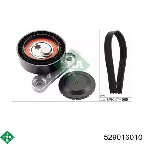 Ремень агрегатов приводной, комплект INA 529016010 цена, от 52.03 USD