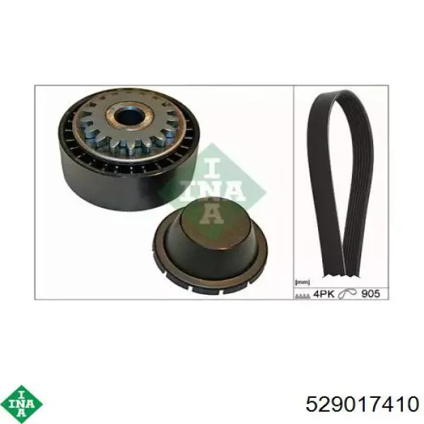 Ремень агрегатов приводной, комплект INA 529017410 цена, от 43.94 USD