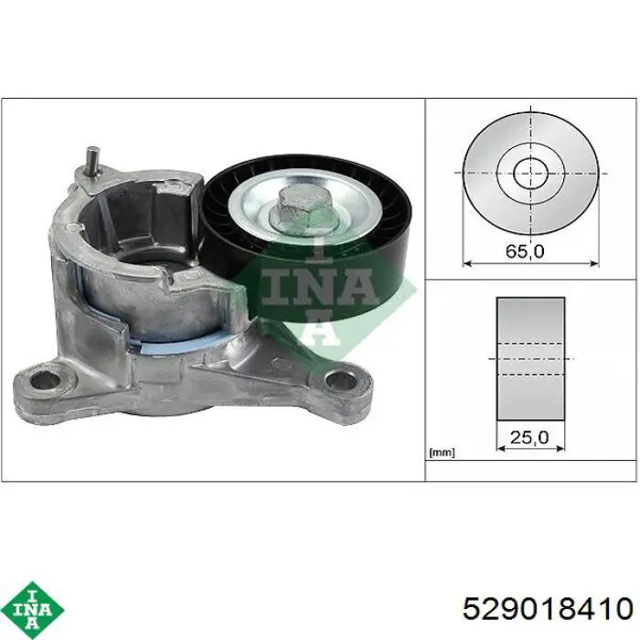 Ремень агрегатов приводной, комплект INA 529018410 цена, от 66.55 USD