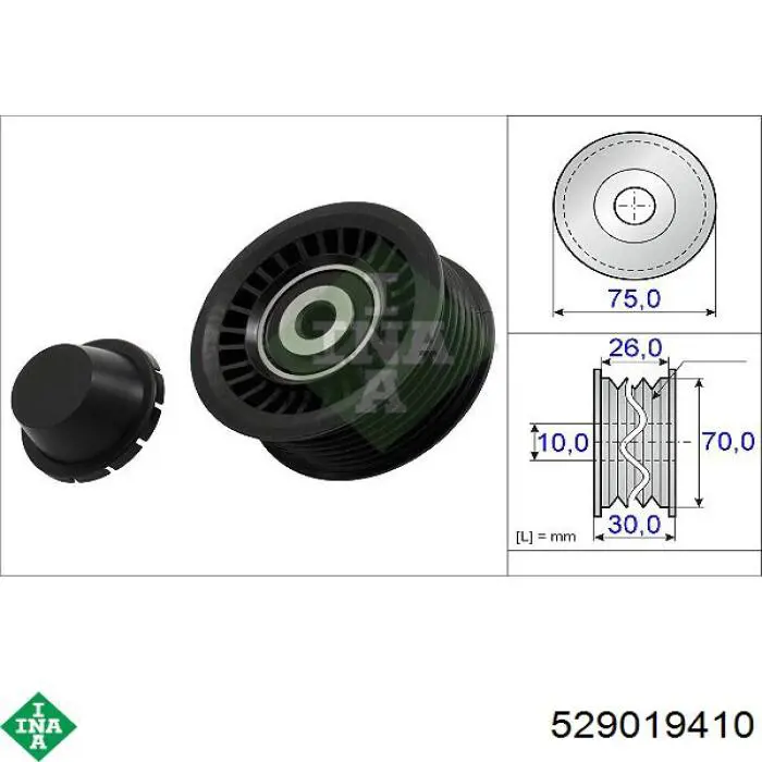 Ремень агрегатов приводной, комплект INA 529019410 цена, от 94.70 USD