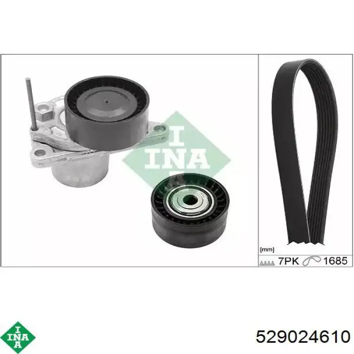 Ремень агрегатов приводной, комплект 529024610 INA