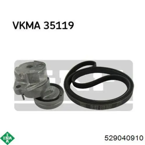 Ремень агрегатов приводной, комплект INA 529040910 цена, от 34.30 USD