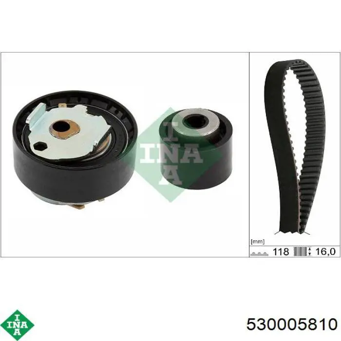 Комплект ГРМ 530005810 INA