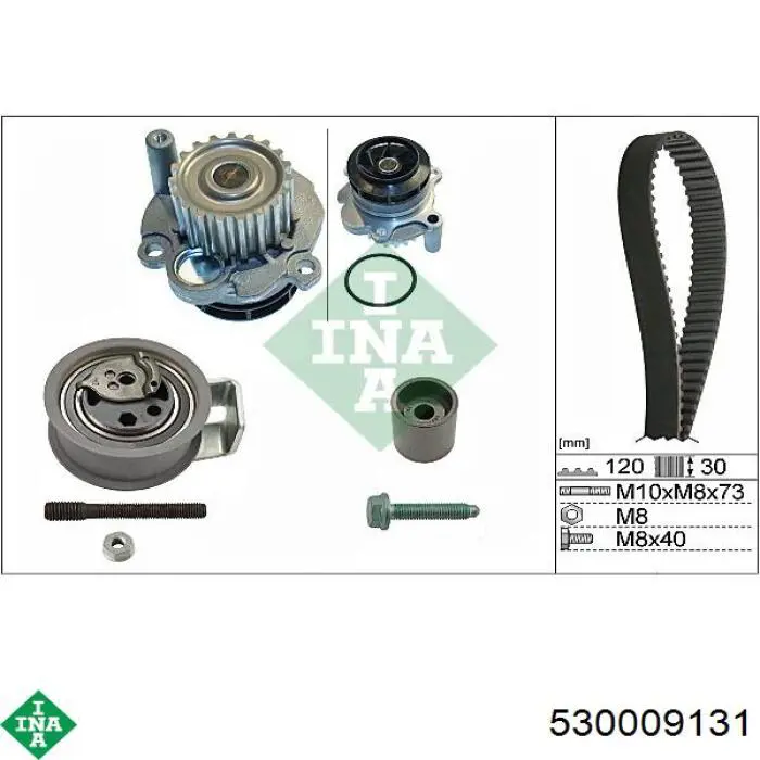 Купить 530009131 INA Комплект ГРМ