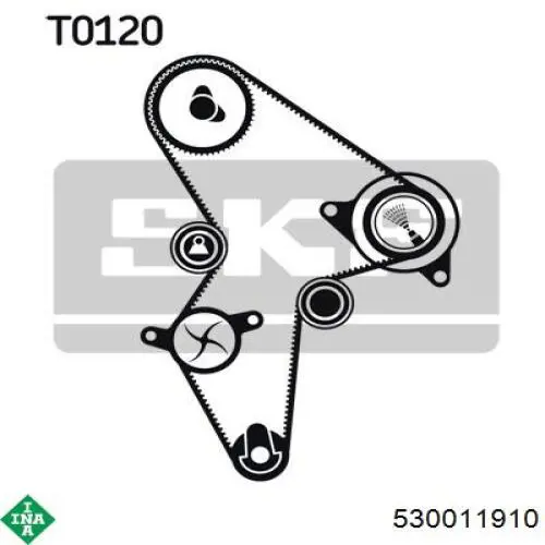 Комплект ГРМ 530011910 INA