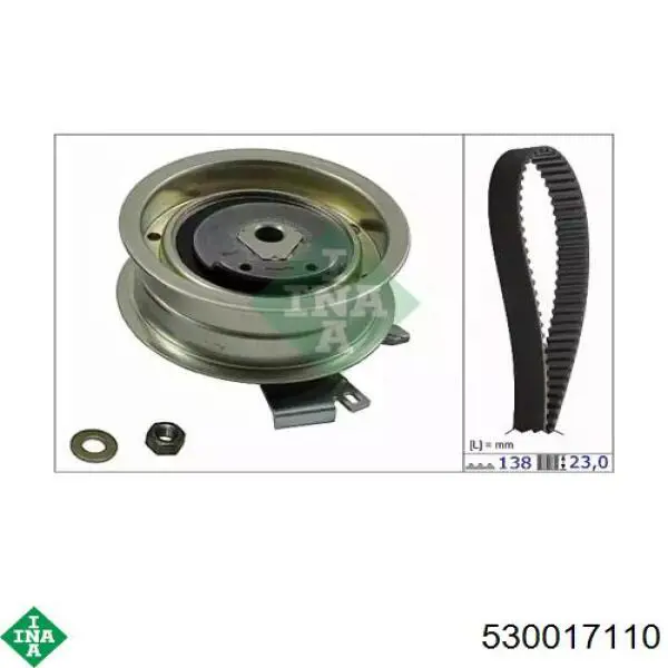 Комплект ГРМ 530017110 INA