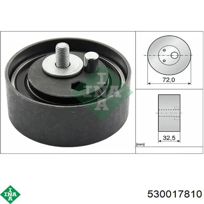 ГРМ ремни, комплект INA 530017810 цена, от 99.49 USD