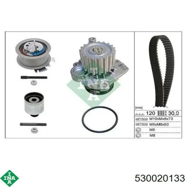 Купить 530020133 INA Комплект ГРМ