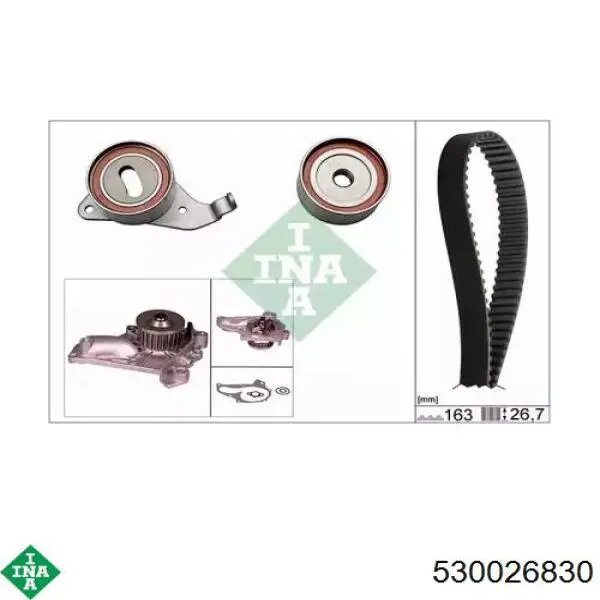 Купить 530026830 INA Комплект ГРМ