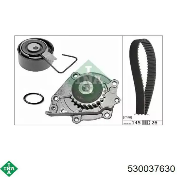 Комплект ГРМ 530037630 INA