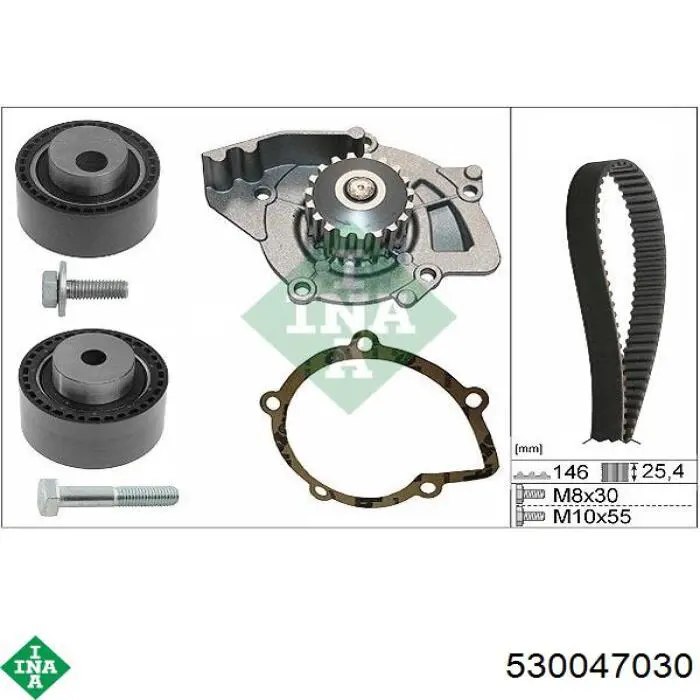 Комплект ГРМ 530047030 INA