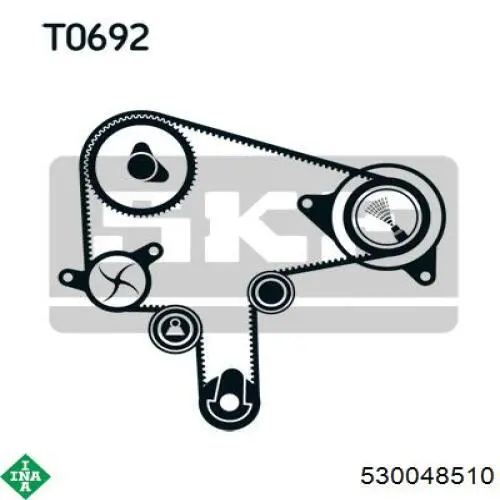 ГРМ ремни, комплект INA 530048510 цена, от 154.70 USD