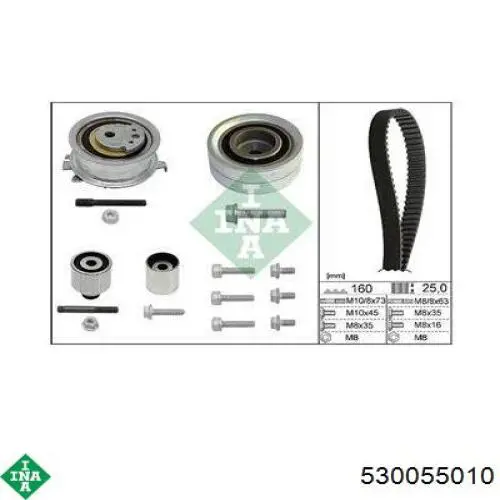 530055010 INA Комплект ремня ГРМ