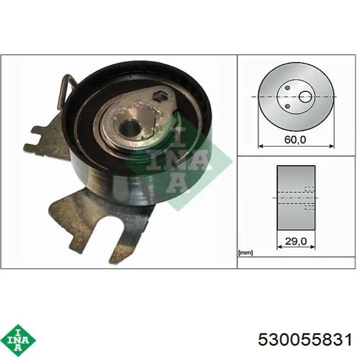 Комплект ГРМ 530055831 INA