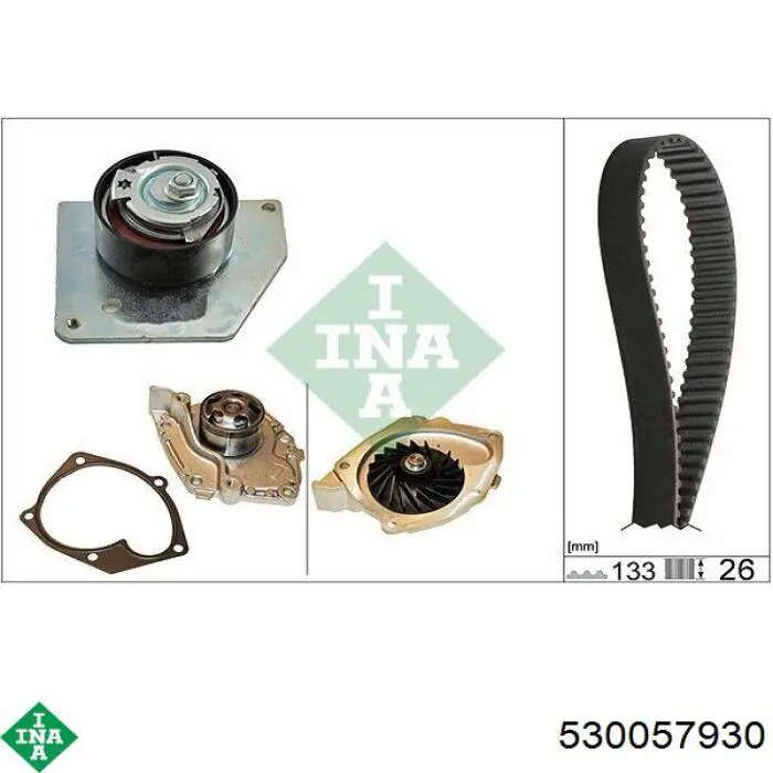 Купить 530057930 INA Комплект ГРМ
