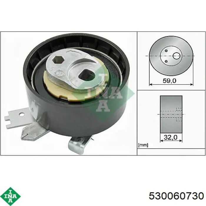 Комплект ГРМ 530060730 INA