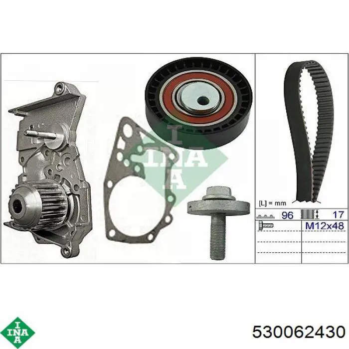 Купить 530062430 INA Комплект ГРМ
