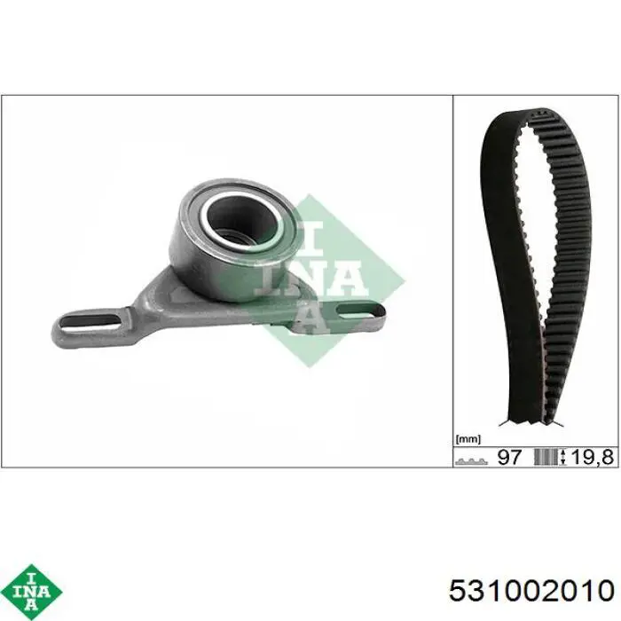 Ролик натяжителя ремня газораспределения INA 531002010 цена, от 20.49 USD