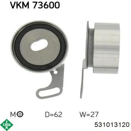 Натяжной ролик ремня ГРМ INA 531013120 цена, от 18.92 USD