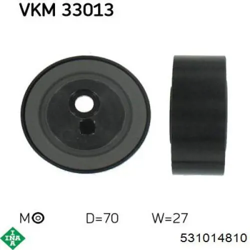 Купить 531014810 INA Паразитный ролик