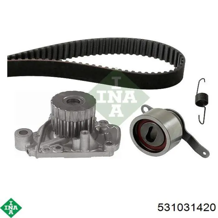 Ролик натяжителя ремня газораспределения INA 531031420 цена, от 14.17 USD