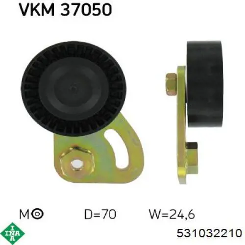 Роликовий модуль натяжителя ремня INA 531032210 цена, от 25.99 USD